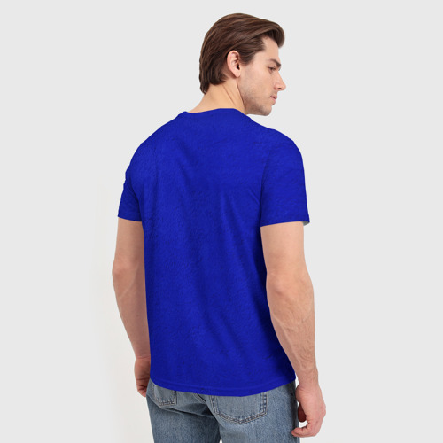 Мужская 3D футболка с принтом ФК Динамо, вид сзади #2