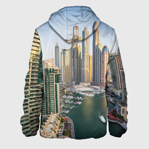 Мужская куртка 3D с принтом Dubai, вид сзади #1