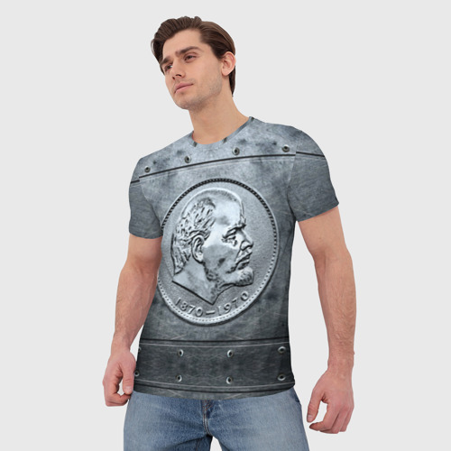 Мужская футболка 3D с принтом СССР 8, фото на моделе #1
