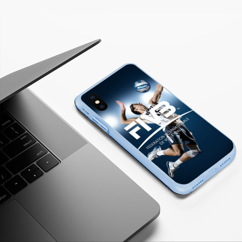 Чехол для iPhone XS Max матовый с принтом Волейбол FIVB, фото #5