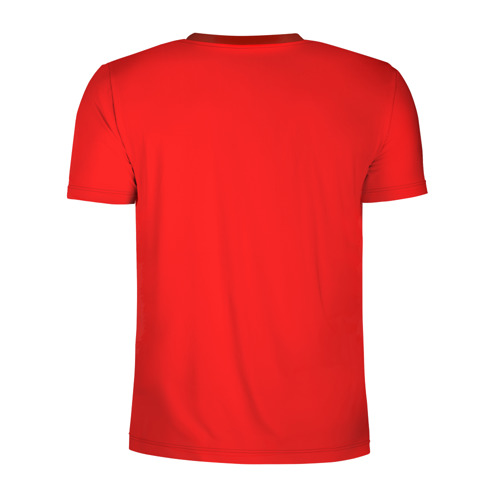 Мужская футболка 3D спортивная с принтом Волейбол 36, вид сзади #1
