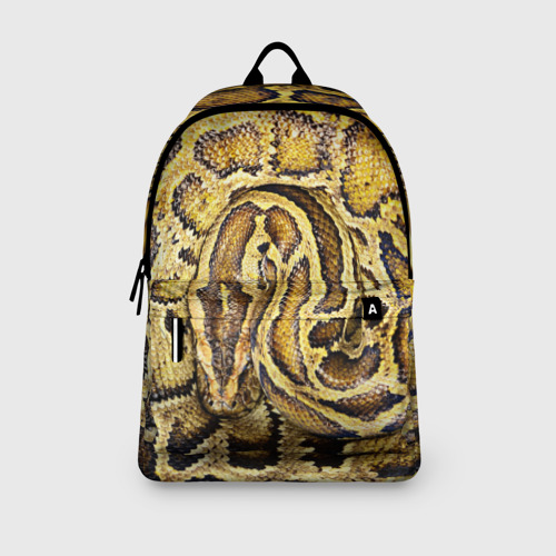 Рюкзак 3D с принтом Змея, вид сбоку #3