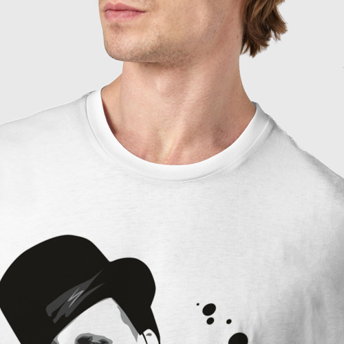 Мужская футболка хлопок с принтом Marilyn Manson, фото #4