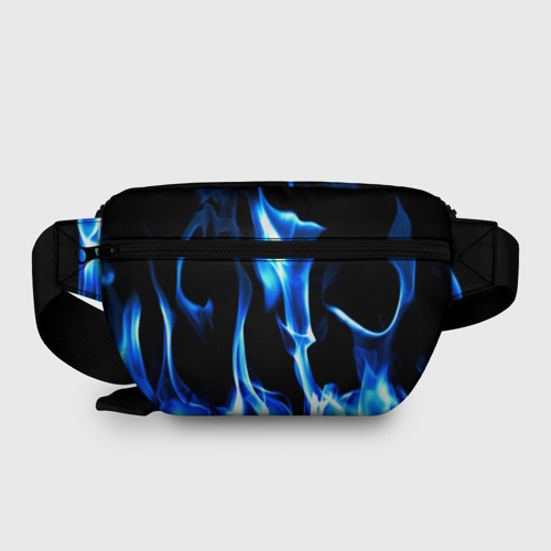 Поясная сумка 3D с принтом Огонь, вид сзади #1