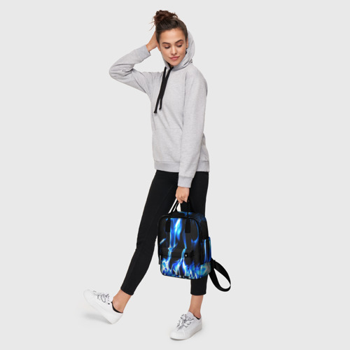 Женский рюкзак 3D с принтом Огонь, фото #4