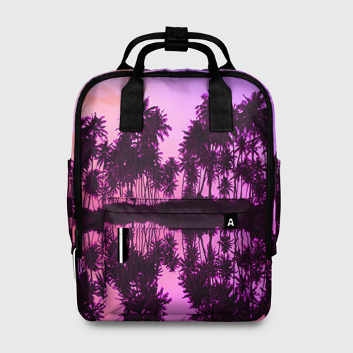 Женский рюкзак 3D с принтом Hawaii dream, вид спереди #2
