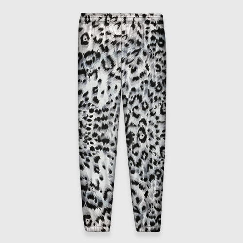 Мужские брюки 3D с принтом White Jaguar, вид сзади #1