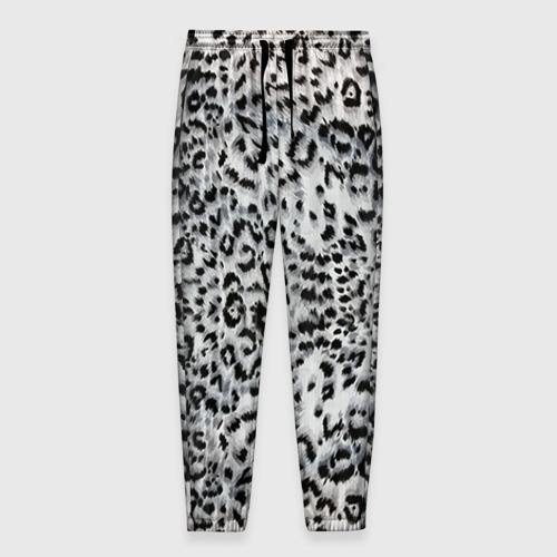 Мужские брюки 3D с принтом White Jaguar, вид спереди #2