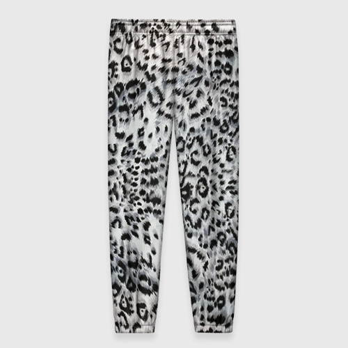 Женские брюки 3D с принтом White Jaguar, вид сзади #1