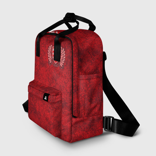 Женский рюкзак 3D с принтом Arsenal, фото на моделе #1