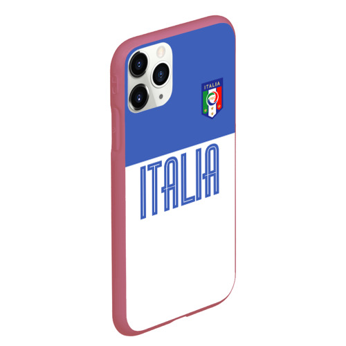 Чехол для iPhone 11 Pro Max матовый с принтом Сборная Италии по футболу, вид сбоку #3