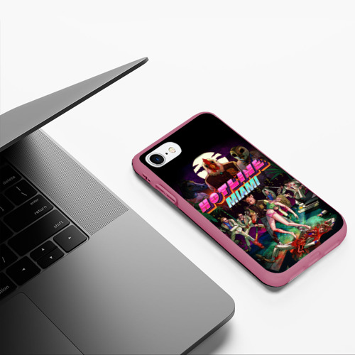 Чехол для iPhone 7/8 матовый с принтом Hotline Miami 17, фото #5