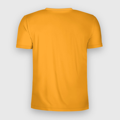 Мужская футболка 3D Slim с принтом Мексиканский череп - день мертвых, вид сзади #1