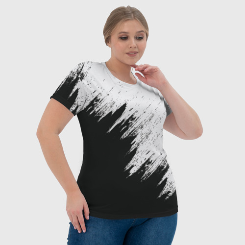 Женская футболка 3D с принтом Краска и ничего лишнего, фото #4