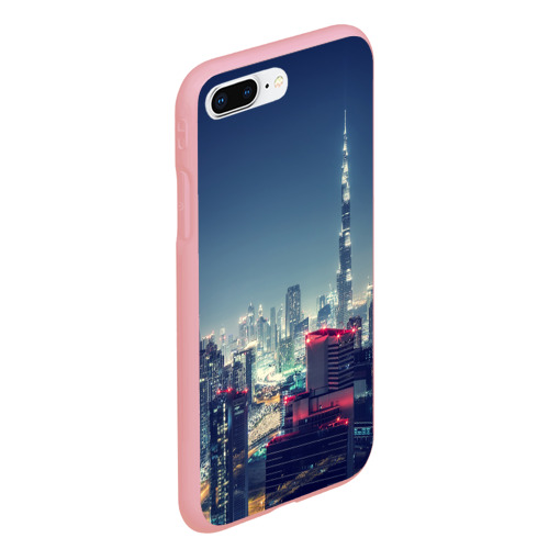 Чехол для iPhone 7Plus/8 Plus матовый с принтом Дубай, вид сбоку #3