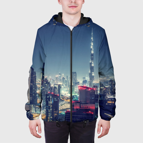 Мужская куртка 3D с принтом Дубай, вид сбоку #3