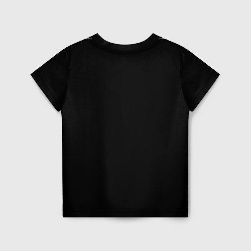 Детская 3D футболка с принтом Ежик 2, вид сзади #1