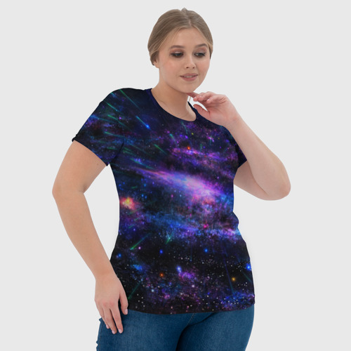 Женская футболка 3D с принтом Вселенная, фото #4