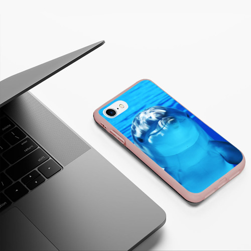 Чехол для iPhone 7/8 матовый с принтом Дельфин, фото #5