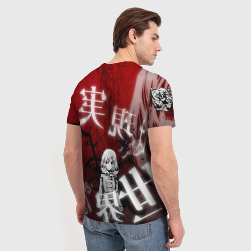 Мужская футболка 3D с принтом Вечная тайна, вид сзади #2