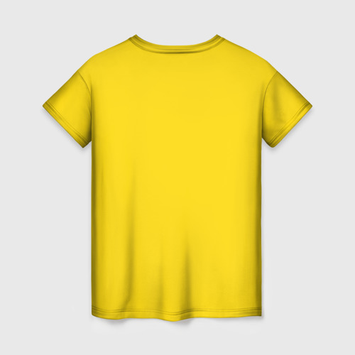 Женская футболка 3D с принтом Пикачу, вид сзади #1
