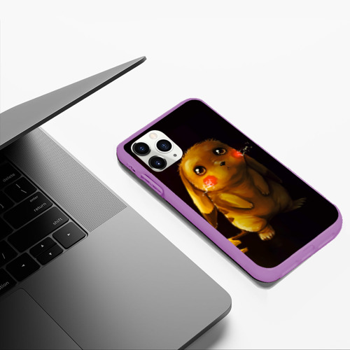 Чехол для iPhone 11 Pro Max матовый с принтом Пика-Пика?, фото #5