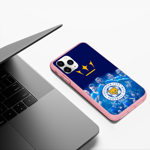 Чехол для iPhone 11 Pro Max матовый с принтом FC Leicester Vardi, фото #5