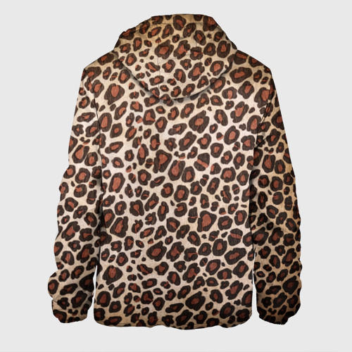 Мужская куртка 3D с принтом Шкура гепарда, вид сзади #1
