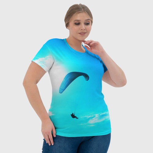 Женская футболка 3D с принтом Прыжок, фото #4