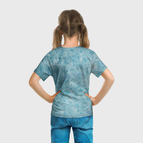 Детская футболка 3D с принтом Мейн-кун 1, вид сзади #2
