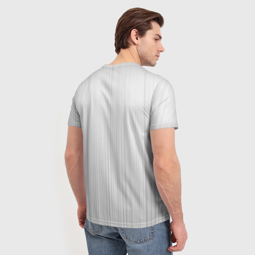 Мужская футболка 3D с принтом Программирование 1, вид сзади #2