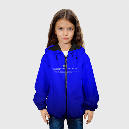 Детская куртка 3D с принтом BSOD, вид сбоку #3