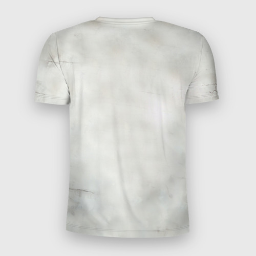 Мужская футболка 3D Slim с принтом Автоброня, вид сзади #1