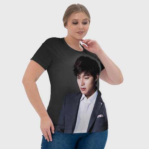 Женская футболка 3D с принтом Lee Min Ho, фото #4