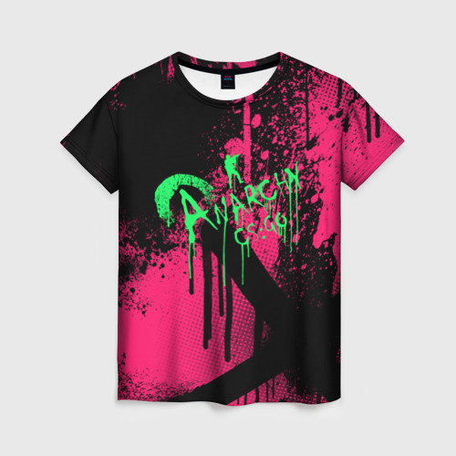 Женская футболка 3D с принтом Cs:go - Neon Revolution, вид спереди #2