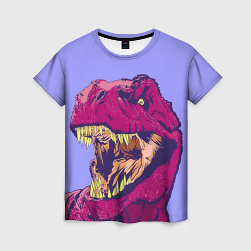 Женская футболка 3D с принтом Rex, вид спереди #2