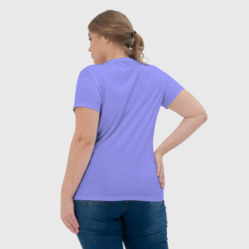 Женская футболка 3D с принтом Rex, вид сзади #2