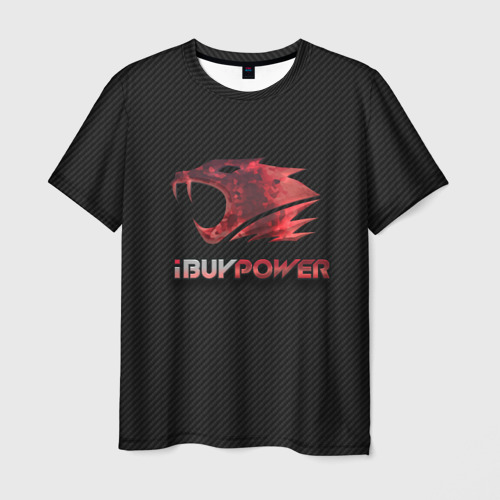 Мужская футболка 3D с принтом Cs:go - iBUYPOWER katowice 2014, вид спереди #2