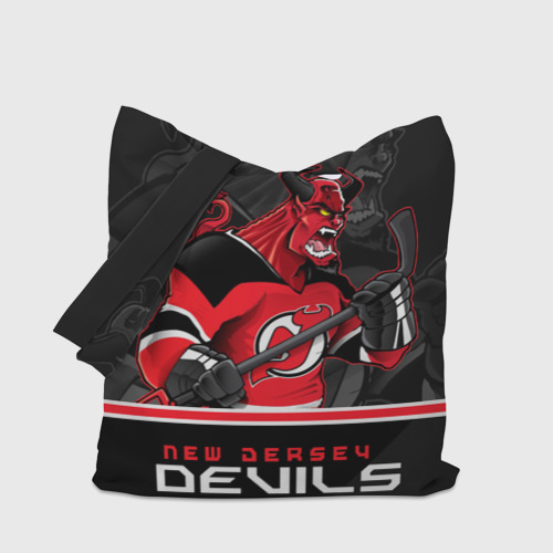 Шоппер 3D с принтом New Jersey Devils, вид сбоку #3