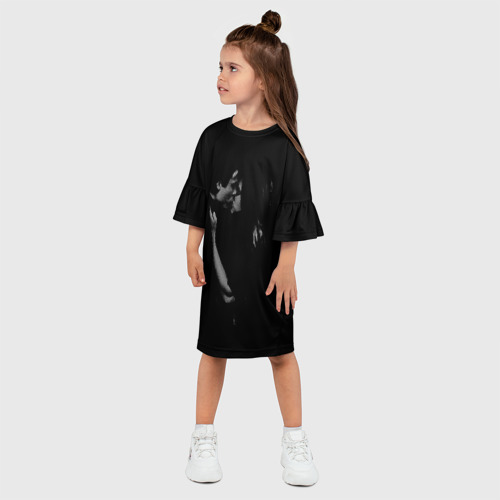 Детское платье 3D с принтом Дневники вампира 7, фото на моделе #1