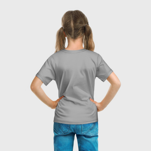 Детская футболка 3D с принтом Не перечь боксеру!, вид сзади #2