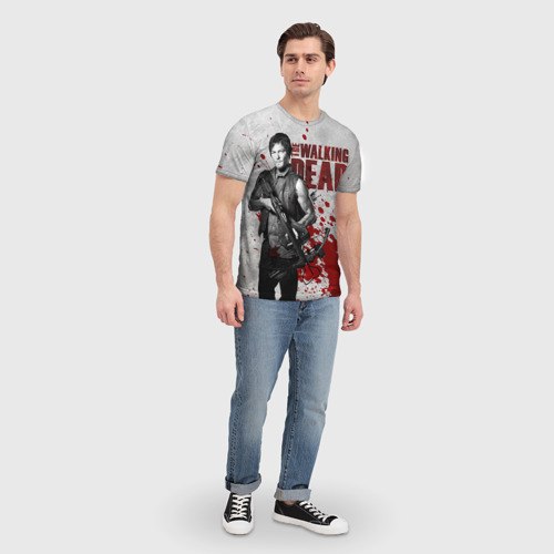 Мужская футболка 3D с принтом Walking Dead, вид сбоку #3