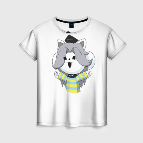 Женская футболка 3D с принтом Undertale, вид спереди #2