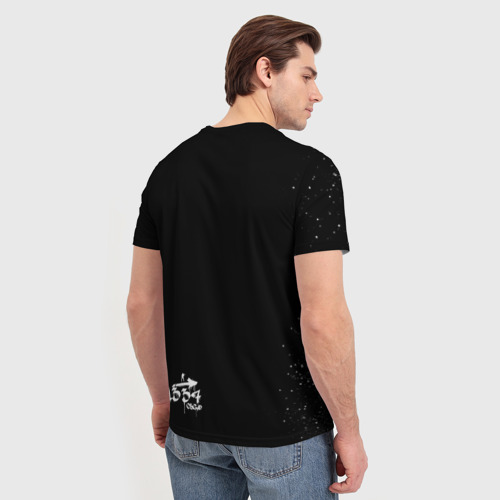 Мужская 3D футболка с принтом Cs:go - Cache graffiti, вид сзади #2