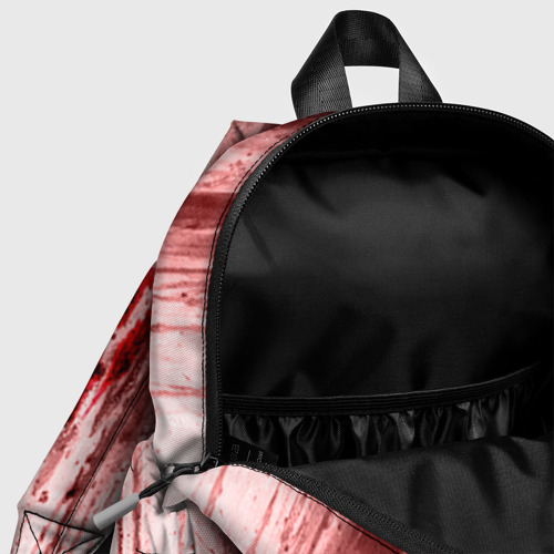 Детский рюкзак 3D с принтом Кроварые потёки, фото #4