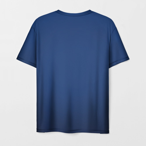 Мужская 3D футболка с принтом Chelsea, вид сзади #1