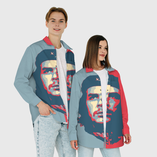 Женская рубашка oversize 3D с принтом Che Guevara, фото #4