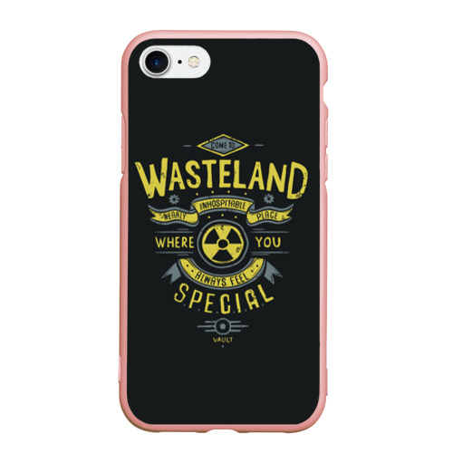 Чехол для iPhone 7/8 матовый с принтом Come to Wasteland, вид спереди #2