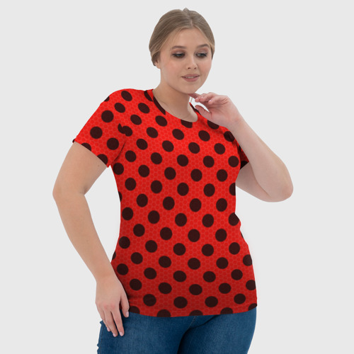 Женская футболка 3D с принтом Леди Баг, фото #4