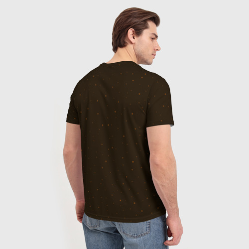 Мужская футболка 3D с принтом Steampunk Attitude, вид сзади #2